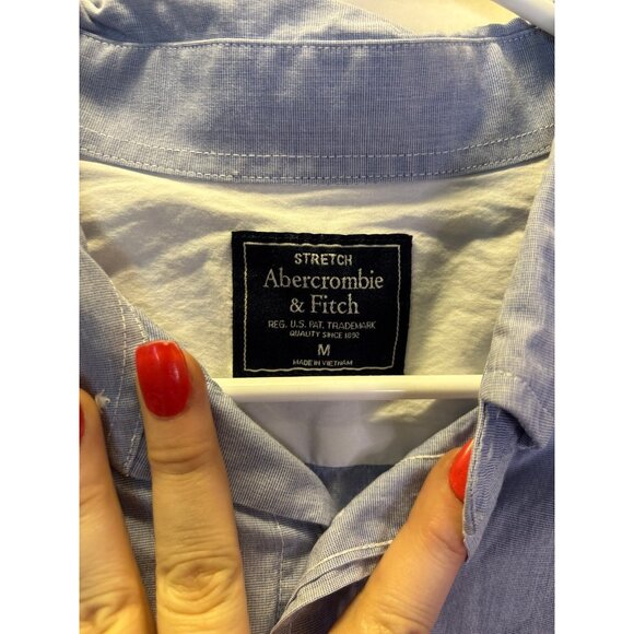 Abercrombie men’s Blue Button Down (Med/Lrg) two shirts - Picture 2 of 8